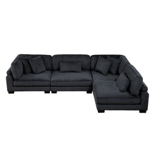Load image into Gallery viewer, Traverse Black Modular Sectional Collection