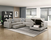 Load image into Gallery viewer, Raife 4 Pc. Sleeper Sectional Collection