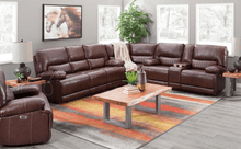 Load image into Gallery viewer, DeMarco Power Reclining Leather Sectional