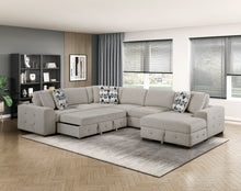 Load image into Gallery viewer, Raife 4 Pc. Sleeper Sectional Collection
