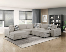 Load image into Gallery viewer, Raife 4 Pc. Sleeper Sectional Collection
