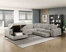 Load image into Gallery viewer, Raife 4 Pc. Sleeper Sectional Collection
