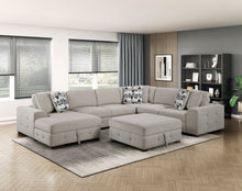 Load image into Gallery viewer, Raife 4 Pc. Sleeper Sectional Collection
