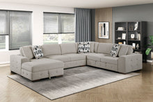 Load image into Gallery viewer, Raife 4 Pc. Sleeper Sectional Collection

