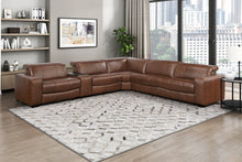 Load image into Gallery viewer, Sutton Power Reclining Leather Sectional Collection
