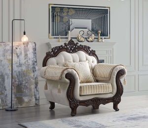 Alexandria Cream Living Room Collection