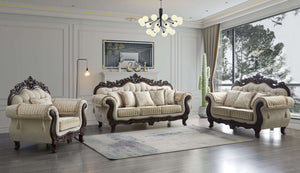 Alexandria Cream Living Room Collection