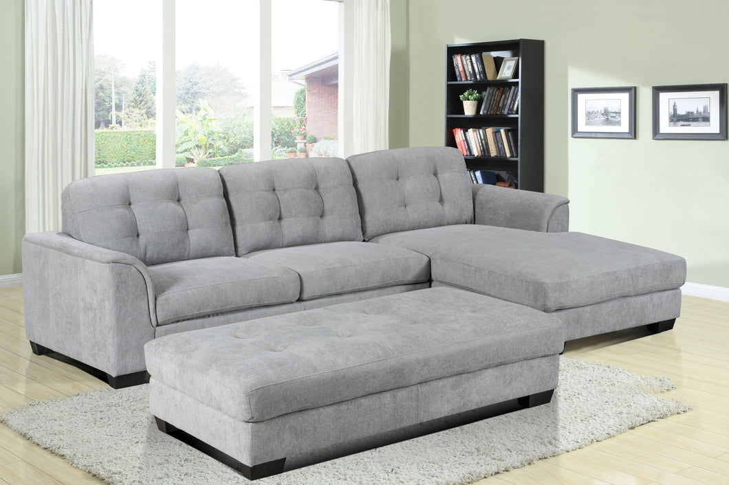 Boston Grey Sectional Collection