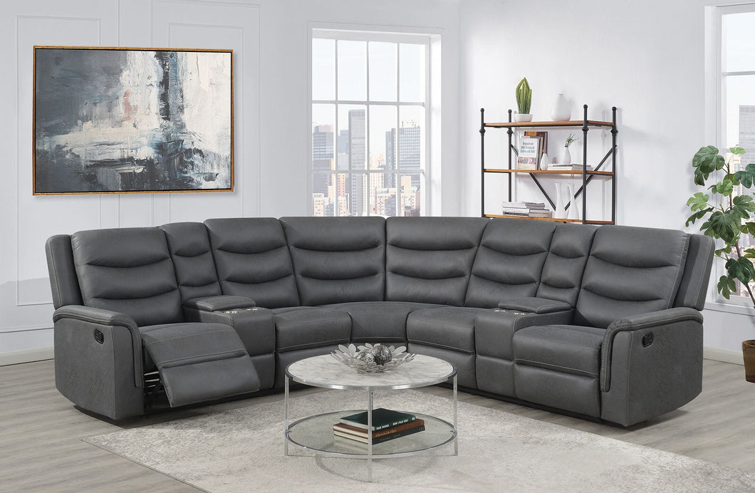 Polly 3 Pc. Reclining Sectional